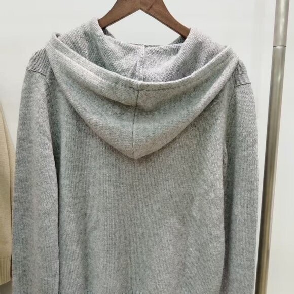 Polo Ralph Lauren Gray Bear Sweater Hoodie - Picture 2 of 9